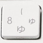 キーボードのキー"8"