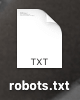 robots.txtで保存