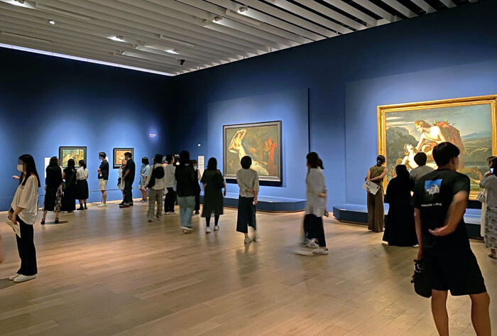ルーヴル美術館展2023 愛を描く in 京都市京セラ美術館の混雑具合