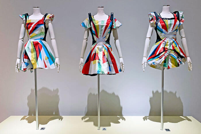 Perfume（パフューム）衣装展2023「コスチューム ミュージアム」 in 神戸に展示されているLEVEL3の衣装
